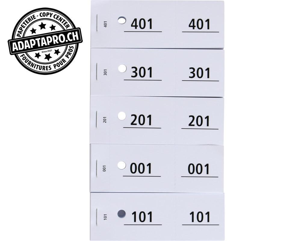 Adri - ADRI-462-WEISS - Billets de vestiaire 1 - 500 - blanc