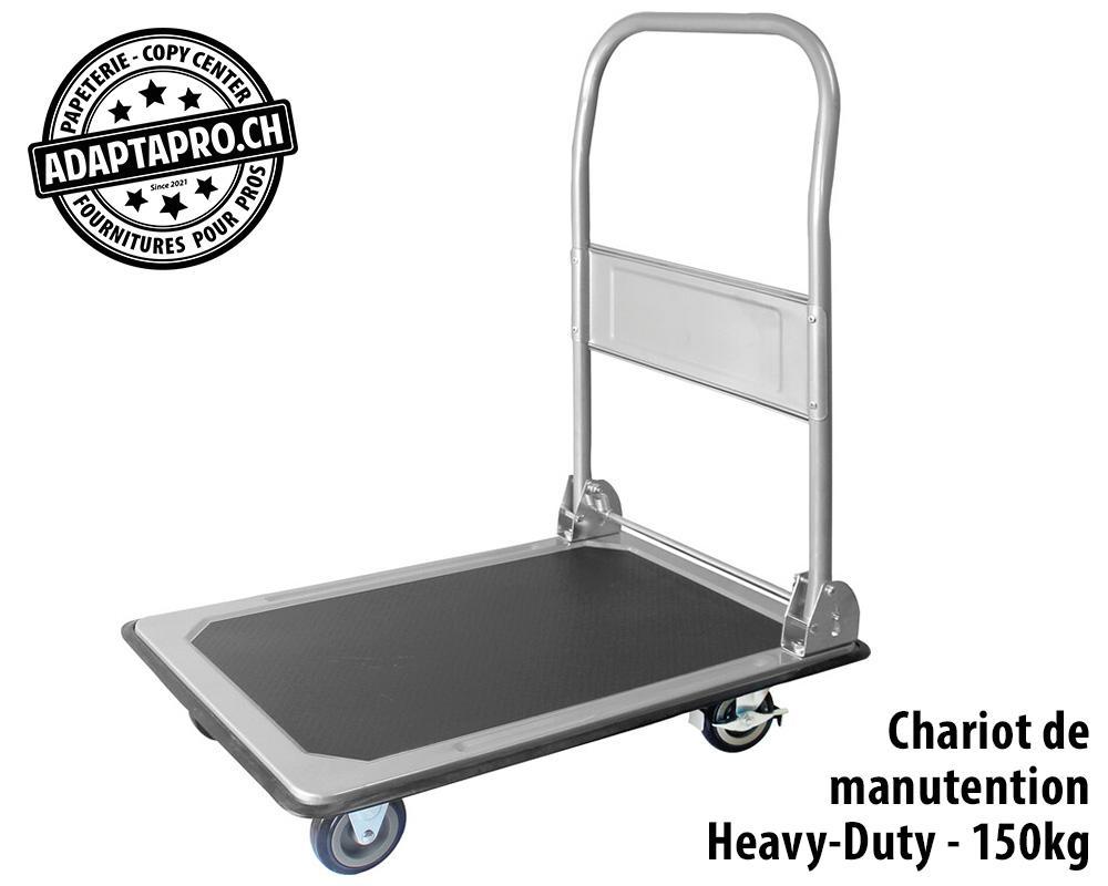 AdaptaPro - CAR-150K - Chariot de manutention AdaptaPro - 47x82x74cm - charge lourde 150 kg