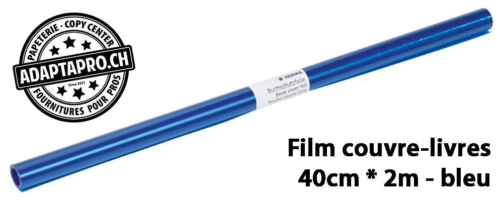 Herma - HRMA-7363 - Film couvre-livres HERMA - 40cm * 2m - bleu