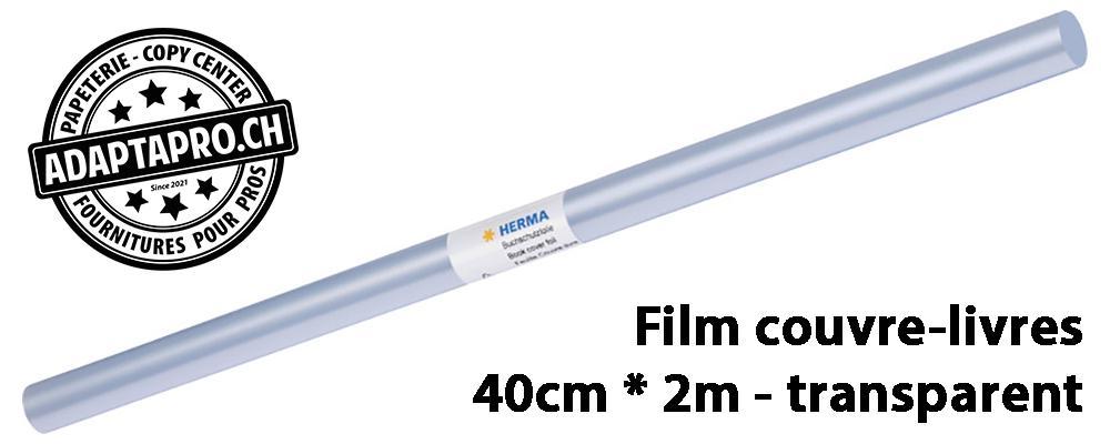 Herma - HRMA-7360 - Film couvre-livres HERMA - 40cm * 2m - transparent