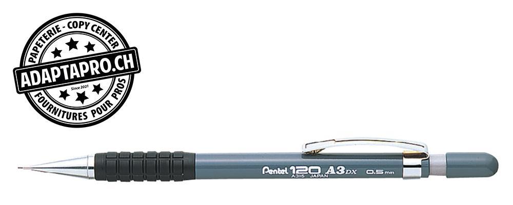 Pentel - PEN-A315-N - Portemine PENTEL 120 A3 DX - 0.5mm - gris