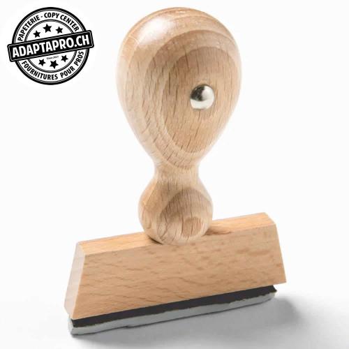 Timbre complet - manche en bois - 50 x 6mm