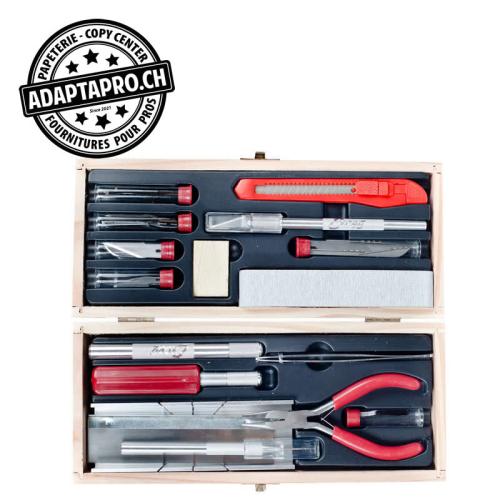 Outil - Set d'outils de modélisme naval DELUXE - Coffret en bois