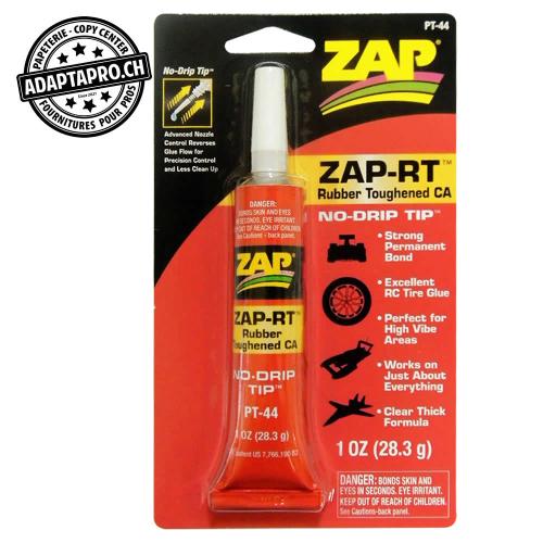 Colle - ZAP-RT - Colle Cyanoacrylate pour caoutchouc - 29.5ml (1 oz.)