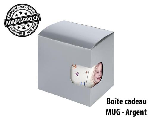 Boîte cadeau - MUG - Argent