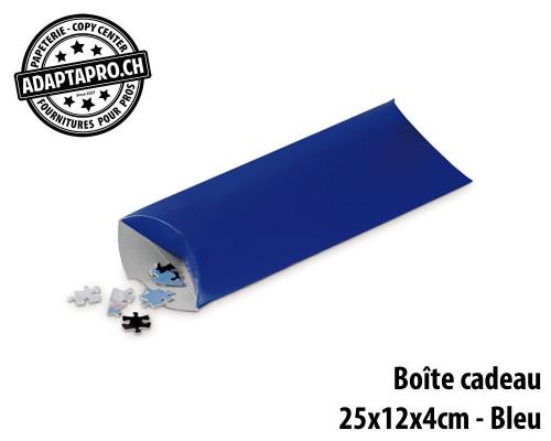 Boîte cadeau - Puzzle - 250 x 120 x 40mm - Bleu