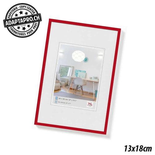 Cadre Photo Plastique - LifeStyle - 13x18cm - Rouge