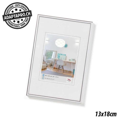 Cadre Photo Plastique - LifeStyle - 13x18cm - Argenté