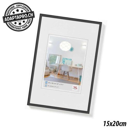 Cadre Photo Plastique - LifeStyle - 15x20cm - Noir