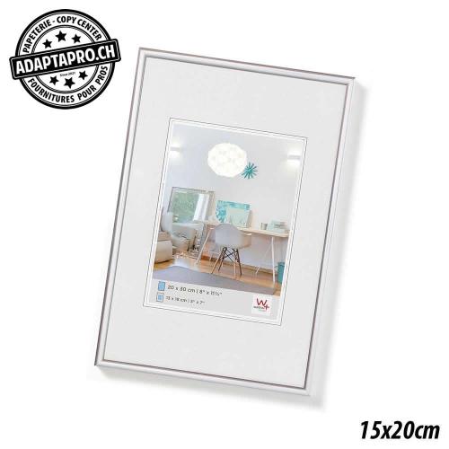 Cadre Photo Plastique - LifeStyle - 15x20cm - Argenté