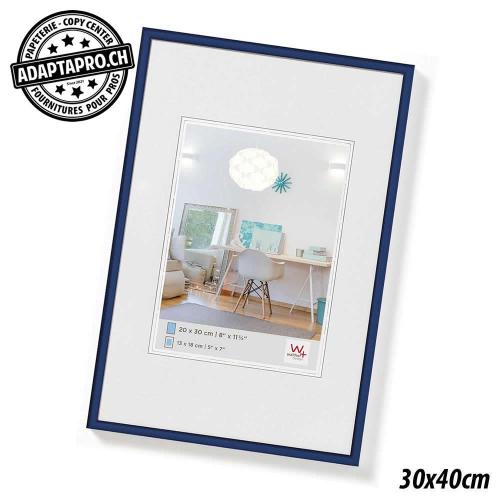 Cadre Photo Plastique - LifeStyle - 30x40cm - Bleu