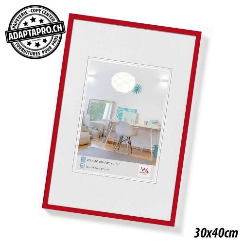 Cadre Photo Plastique - LifeStyle - 30x40cm - Rouge