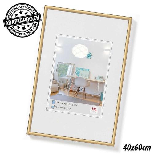 Cadre Photo Plastique - LifeStyle - 40x60cm - Dor&eacute;