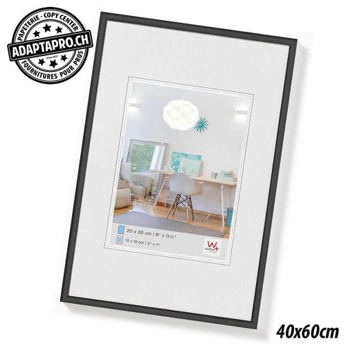 Cadre Photo Plastique - LifeStyle - 40x60cm - Noir