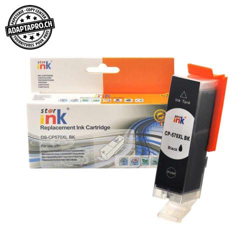 Cartouche d'encre - Noir (24ml / 768 feuilles) - Compatible Canon PGI-570XL BK