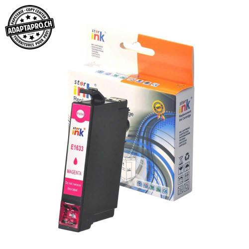 Cartouche d'encre - Magenta (13.5ml / 864 feuilles) - Compatible Epson T1633 M