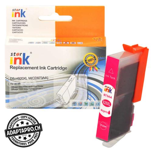 Cartouche d'encre - Magenta (14ml / 896 feuilles) - Compatible HP 920XL M, CD973AA