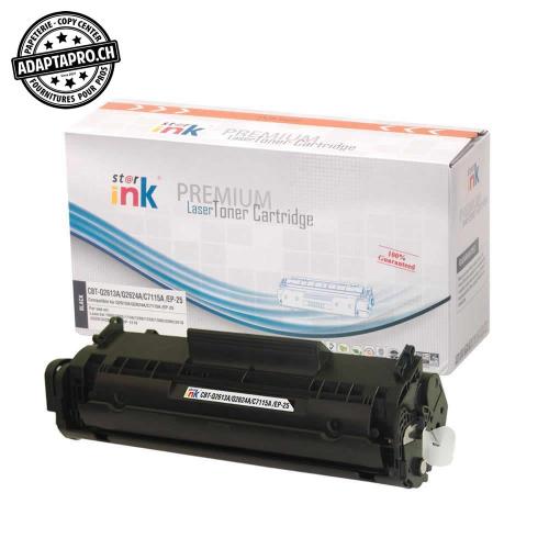 Cartouche de toner - Noir (2'500 feuilles) - Compatible HP 13A, Q2613A, HP 15A, Canon EP 25