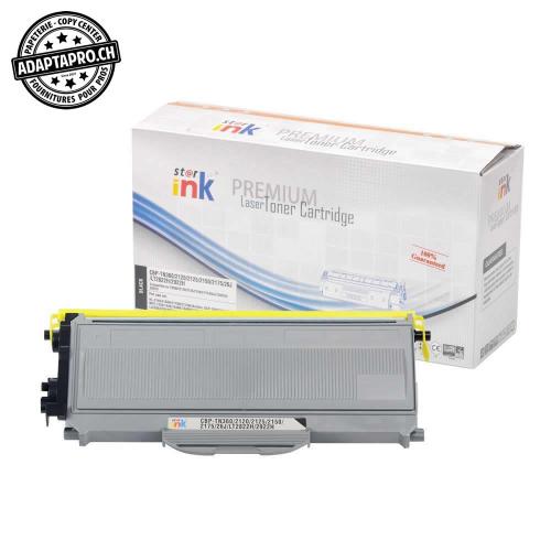 Cartouche de toner - Noir (2'600 feuilles) - Compatible Brother TN-2120