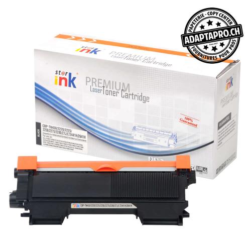 Cartouche de toner - Noir (2'600 feuilles) - Compatible Brother TN-2220