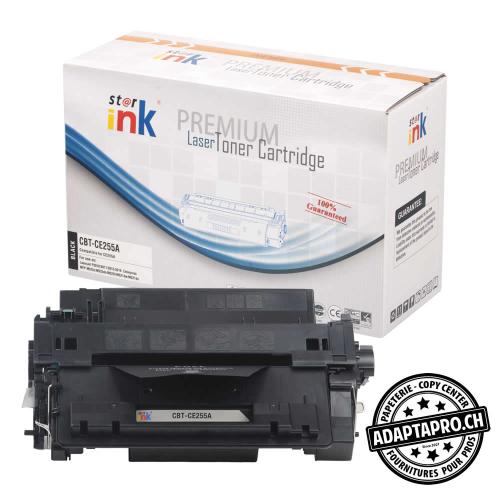 Cartouche de toner - Noir (6'000 feuilles) - Compatible HP CE255A