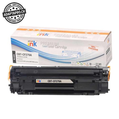 Cartouche de toner - Noir (1'000 feuilles) - Compatible HP CF279A / 79A