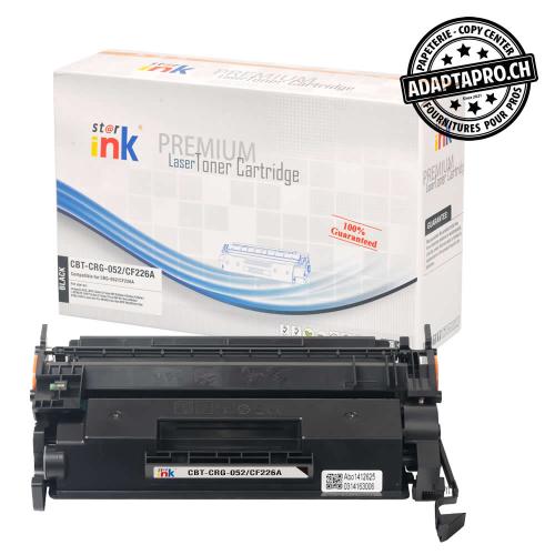 Cartouche de toner - Noir (3'100 feuilles) - Compatible HP CF226A / 26A