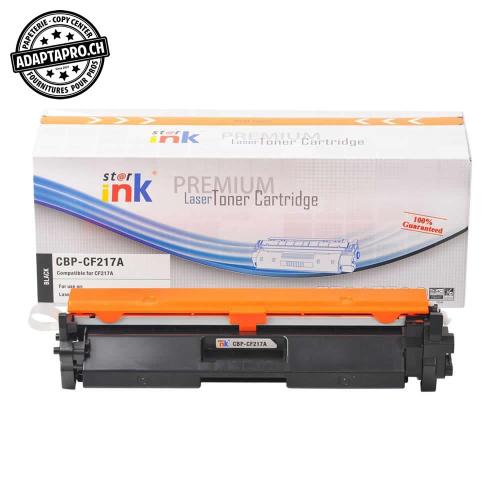 Cartouche de toner - Noir (1'600 feuilles) - Compatible HP CF217A /17A