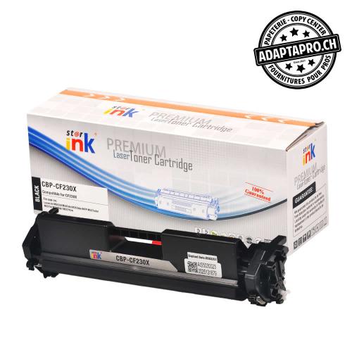 Cartouche de toner - Noir (3'500 feuilles) - Compatible HP CF230X / 30X