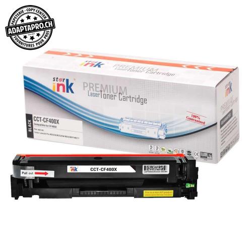 Cartouche de toner - Noir (2'800 feuilles) - Compatible HP CF400X BK