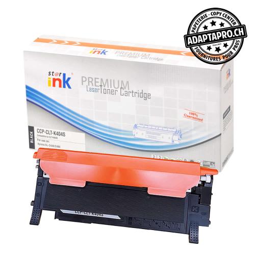 Cartouche de toner - Noir (1'500 feuilles) - Compatible Samsung CLT-K404S BK