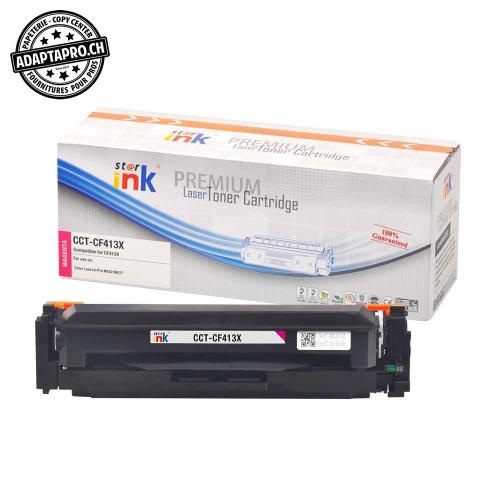 Cartouche de toner - Magenta (5'000 feuilles) - Compatible HP CF413X M