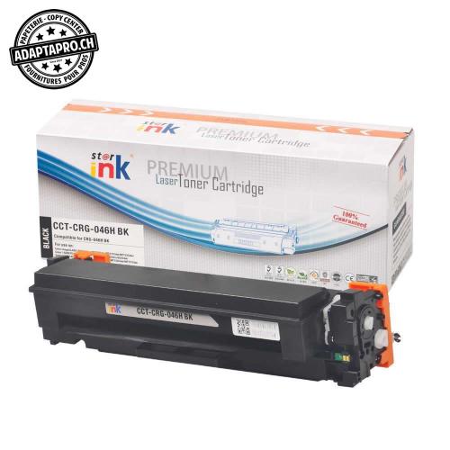 Cartouche de toner - Noir (6'200 feuilles) - Compatible Canon CRG-046H BK