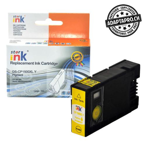 Cartouche d'encre - Jaune (13ml / 832 feuilles) - Compatible Canon PGI-1500XL Y