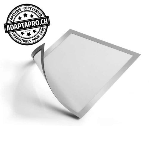 Support de fiche magnétique pour surface métallique - argent - A4