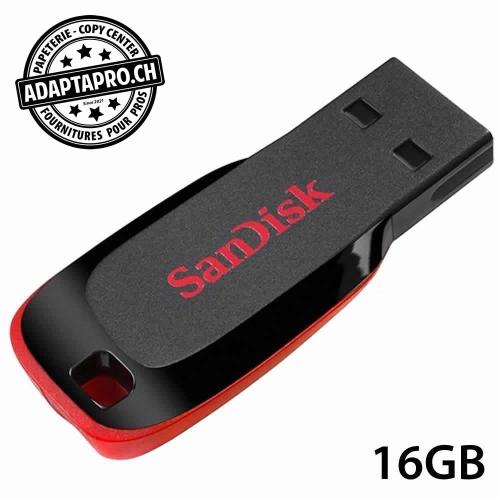 Clé USB - 2.0 - SanDisk Cruzer Blade - 16GB