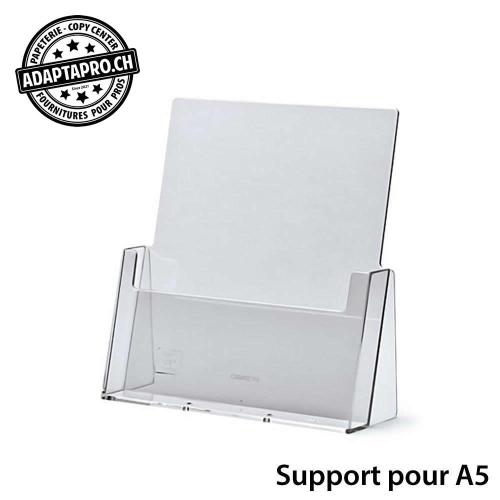 Support Acrylique - Comptoir - pour flyers A5