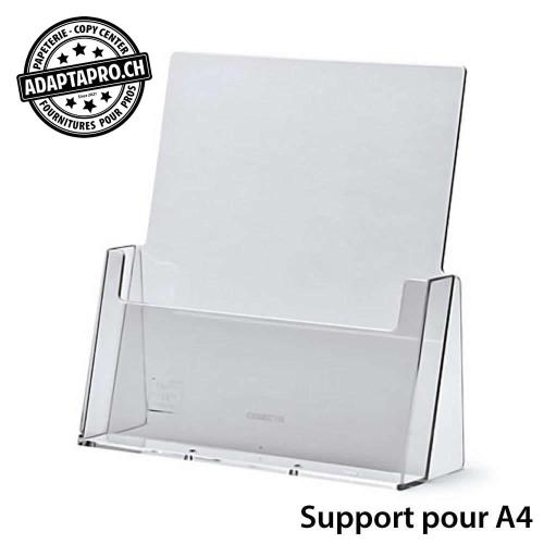 Support Acrylique - Comptoir - pour flyers A4