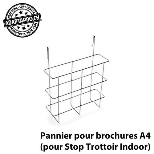 Pannier pour brochures A4 - pour Stop Trottoir Indoor