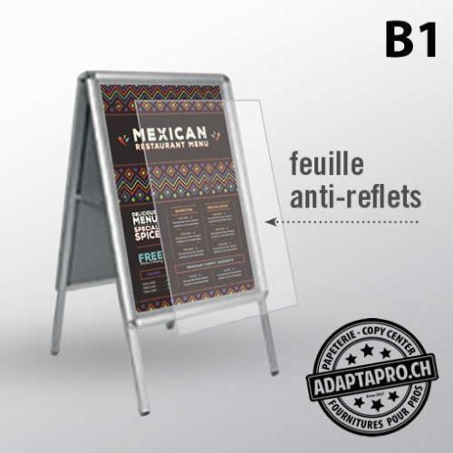 Feuille de polycarbonate pour stop trottoir - B1 (700*1000mm)