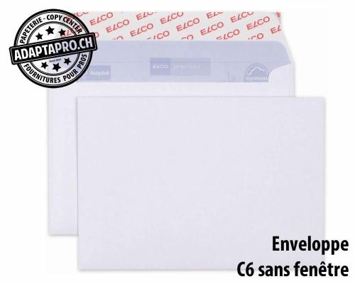 A la pièce - Enveloppe C6 sans fenêtre