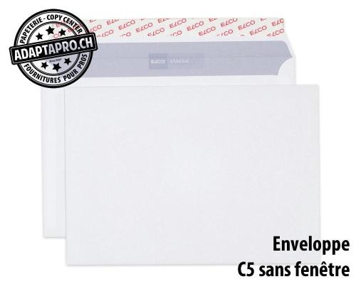 A la pièce - Enveloppe C5 sans fenêtre