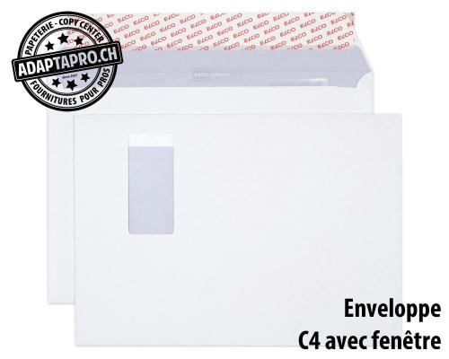 A la pièce - Enveloppe C4 avec fenêtre