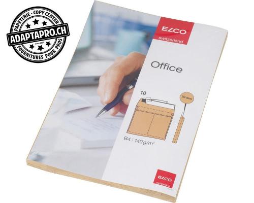 Enveloppes ELCO Office - beige - B4 soufflets - 140g - sans fenêtre - 10 pces