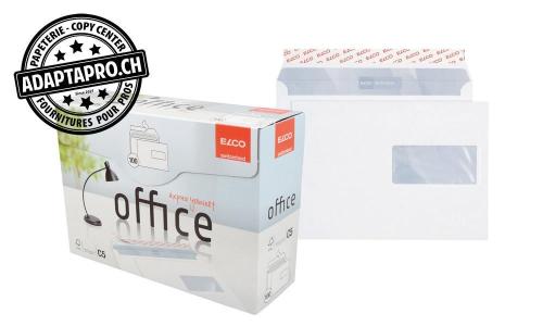 Enveloppes ELCO Office - C5 - 100g - fenêtre à droite - 100 pces