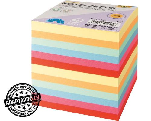 Recharge FOLIA pour boîtes à fiches - 700 feuilles 70g 6 couleurs