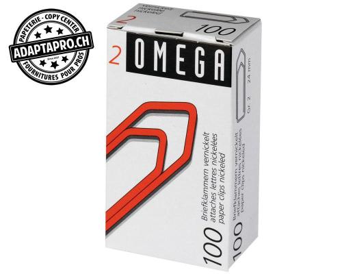 Trombones OMEGA - taille 2 (24mm) - 100 pces