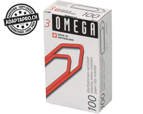 Trombones OMEGA - taille 3 (28mm) - 100 pces