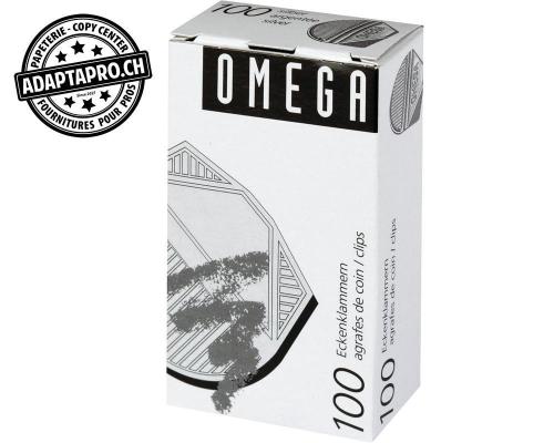 Coins métalliques OMEGA - argent - 100 pces