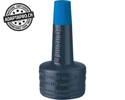 Encre à tampon PELIKAN sans huile - 28ml - bleu